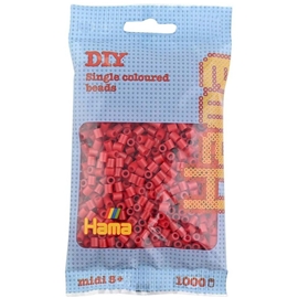 Hama Pärlor 1000 st Mörkröd (Jul)