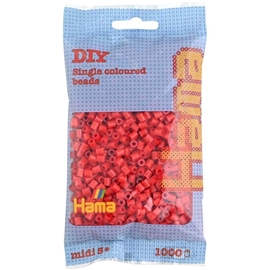 Hama Pärlor 1000 st 1 set Röd