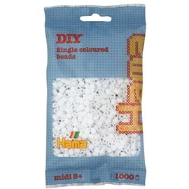 Hama Pärlor 1000 st 1 set Vit