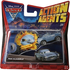 Cars 2 Car w Launcher - Finn McMissile
