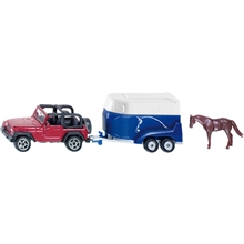 Siku 1:87 Jeep & Hestehenger 1651