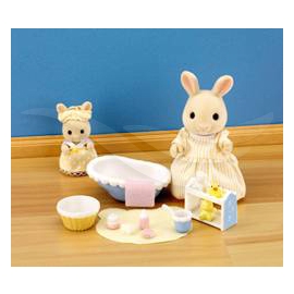 Sylvanian Families Bath Time With Mother