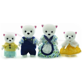 Sylvanian Families Polar Bear Family