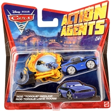 Cars 2 Car w Launcher - Rod Torque Redline