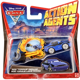 Cars 2 Car w Launcher - Rod Torque Redline