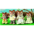 Sylvanian Families Walnut Squirrel Family