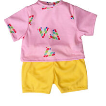 Lillan & Friends -shortsit ja t-paita (41-46 cm)