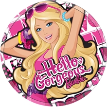 Barbie Papptallerkener, 10 st