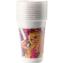 Barbie Plastkopper, 10 st
