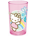 Hello Kitty Glass Rosa Regnbue