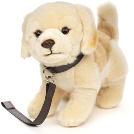 Uni-Toys Golden Retriver med koppel