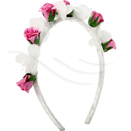 3388 Hair Band Silkstring Roses