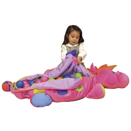 Ks Kids Rosa Drake med 60 Lekeballer