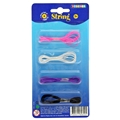 Aktivitetspakke snøre elastisk 4-pack