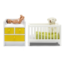 Lundby Stockholm Sprinkelseng + Stellebord