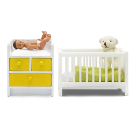 Lundby Stockholm Sprinkelseng + Stellebord