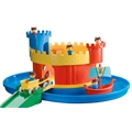 Viking Borg med Vollgrav og Figurer