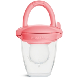 Munchkin Baby Food Feeder Silikon Peach