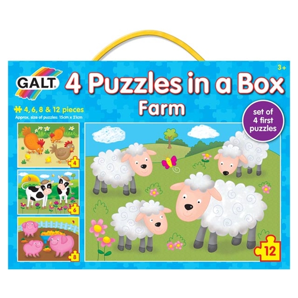4 Puzzles in a Box - Farm (Bilde 1 av 2)