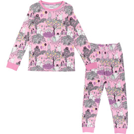 Mumin Skördefest Pyjamas Rosa 86-92 cl