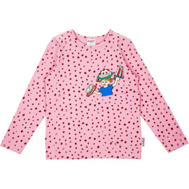 Pippi Långstrump Pippi Prick Tröja Rosa 86 cl