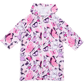 Mumin Mummi Sommerfuglpark badekåpe rosa 86-92 cl