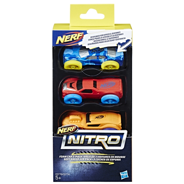 Nerf Nitro Foam Car 3 pack (Bilde 2 av 2)