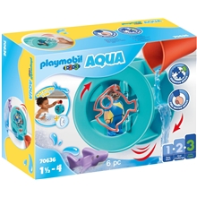 70636 Playmobil 1.2.3 Aqua Vannhjul med babyhai
