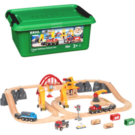 BRIO 33097 Trejernbanesett Mellomstor