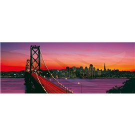 Puslespill 1000 Biter Panorama Golden Gate Bridge