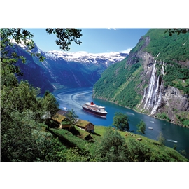 Puslespill 1000 Biter Norsk Fjord