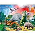 Puslespill 100 Biter Dinosaurier