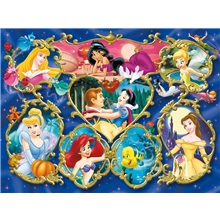 Puslespill 300 Biter Disneyprinsesser
