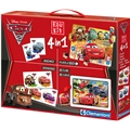 Cars 2 Puslespill + Spill 4 i 1
