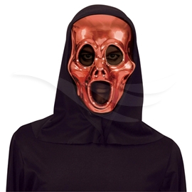 Halloween Metallic Maske - Scream