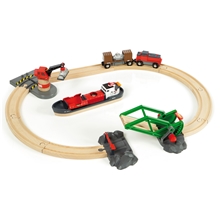 BRIO 33061 Havn og fraktesett