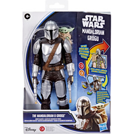 Star Wars SW Mandalorian Movie Feature Figure Mando & Grogu