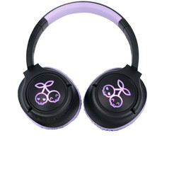 Hello Kitty & Friends Hörlur Kuromi Over-Ear Trådlös LED Ljus