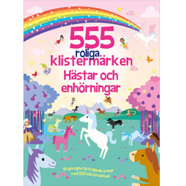 Lind & CO Pysselbok: Klistermärken Hästar & Enhörningar
