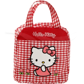 Hello Kitty Rutet Liten Lunsjveske