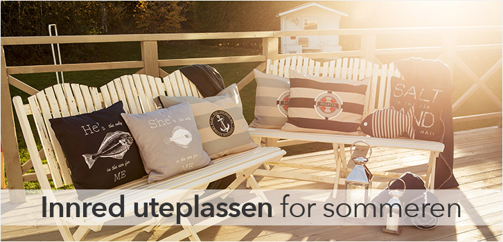 Innred uteplassen for sommeren!