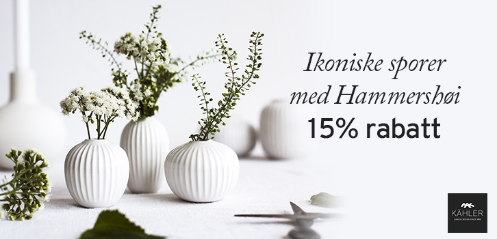 Kampanje på Hammershøi-serien fra Kähler!