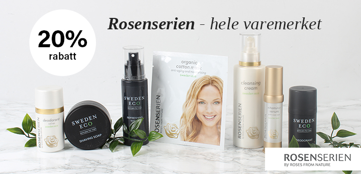 20% rabatt på Rosenserien og Sweden Eco!