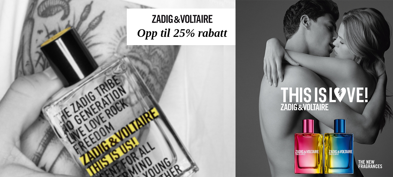 Zadig & Voltaire - opp til 30% rabatt