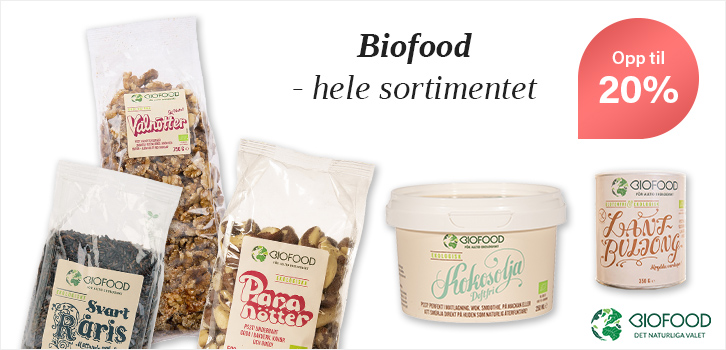 Økologiske matvarer fra Biofood!