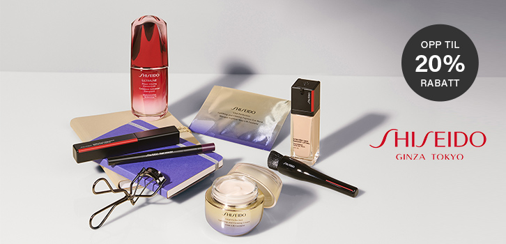 Shiseido - opp til 20% rabatt