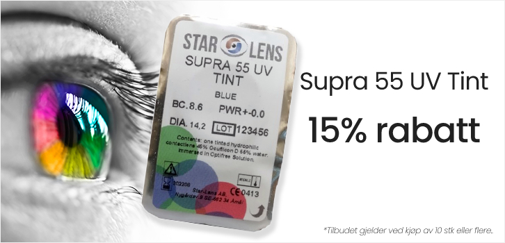 Kjøp 10 stk Supra 55 UV og få 15% rabatt!