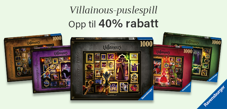 Villanious Puslespill op til 40% rabatt