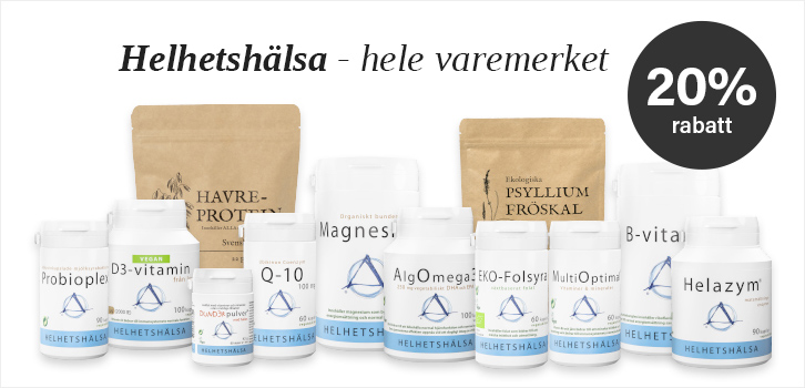 Kosttilskudd uten tilsetningsstoffer