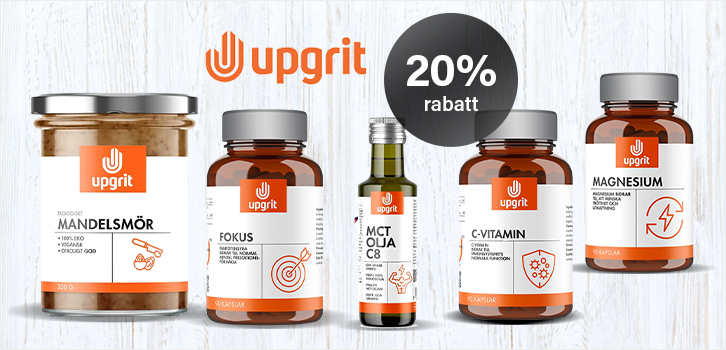 Kosttilskudd av høy kvalitet – 20 % rabatt!